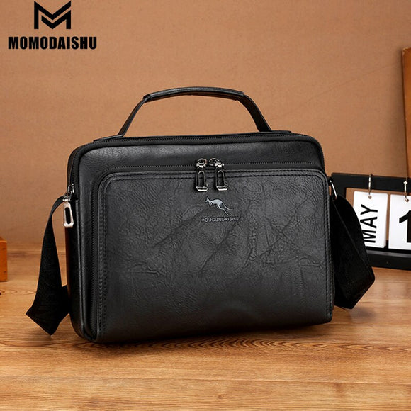 Luxury Designer Handbag Leather Waterproof Men Handbags